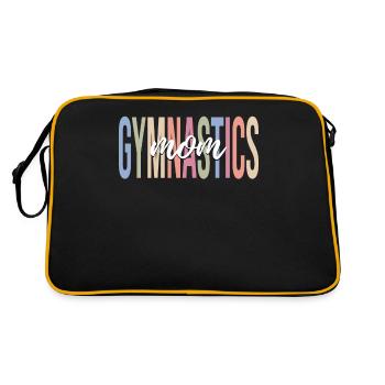 Gymnast Acrobat Cheerleading - Retro Bag - black/gold - Back