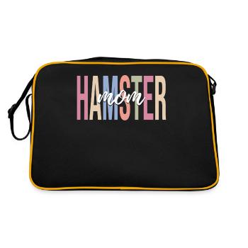 Maman amoureuse des animaux de compagnie Hammy - Sac Retro - noir/or - Dos