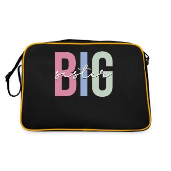 Older sister - Retro Bag - black/gold - Back
