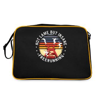 Freerunner freerunning fou de parkour - Sac Retro - noir/or - Dos