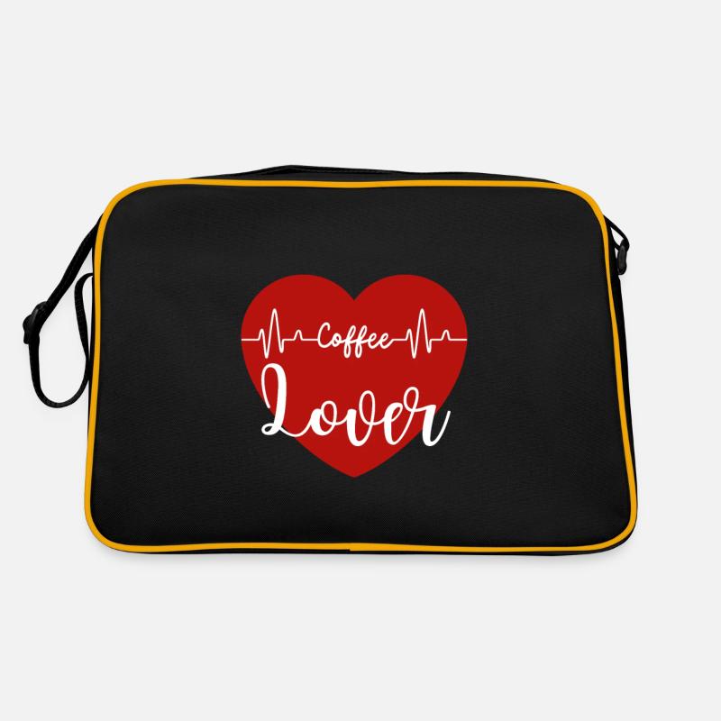 Coffee lover coffee bean funny Retro Bag