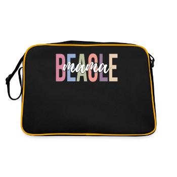 Beagle Dog Beagle Mom Beagle Lover Beagle Fr - Retro Bag - black/gold - Back
