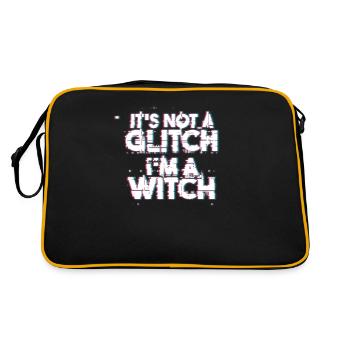 « Ce n’est pas un problème, je suis une sorcière » Occulte gothique - Sac Retro - noir/or - Dos