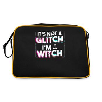 « Ce n’est pas un problème, je suis une sorcière » Occulte gothique - Sac Retro - noir/or - Dos