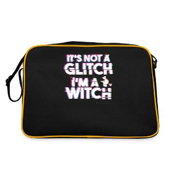 « Ce n’est pas un problème, je suis une sorcière » Occulte gothique - Sac Retro - noir/or - Dos