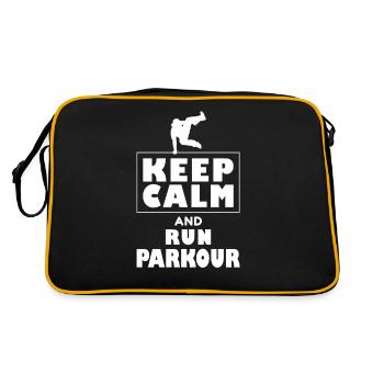 Freerunning freerunner de parkour - Sac Retro - noir/or - Dos