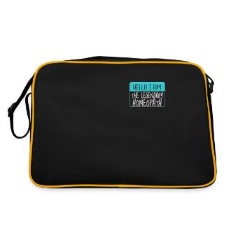 Legendary Homeopathic Herbal Naturopaths - Retro Bag - black/gold - Back