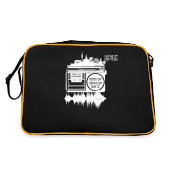 Dortmund Discotheque 80s 90s Music NONSTOP - Retro Bag - black/gold - Back