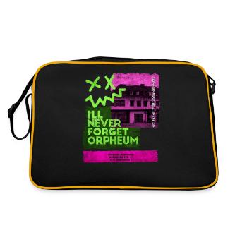 Dortmund Discotheque 80s 90s Wave Music Orpheum - Retro Bag - black/gold - Back