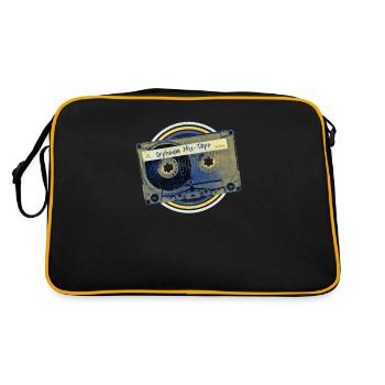 Dortmund Discotheque 80s 90s Wave Music Orpheum - Retro Bag - black/gold - Back