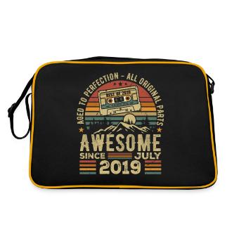 2019 Juillet | Né en Juillet 2019 | Juillet 2019 - Sac Retro - noir/or - Dos
