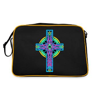 Croix Croix Crucifix - Sac Retro - noir/or - Dos