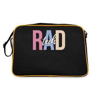 Radiologist Radiology Nuclear Radiation - Retro Bag - black/gold - Back