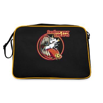 Hardcore-Rave Music EDM DJ House-Music - Retro Bag - black/gold - Back