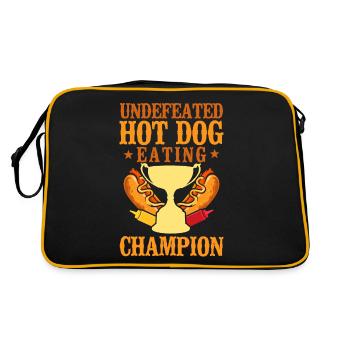 Hot Dog Adulte Hot-Dog Invaincu - Sac Retro - noir/or - Dos