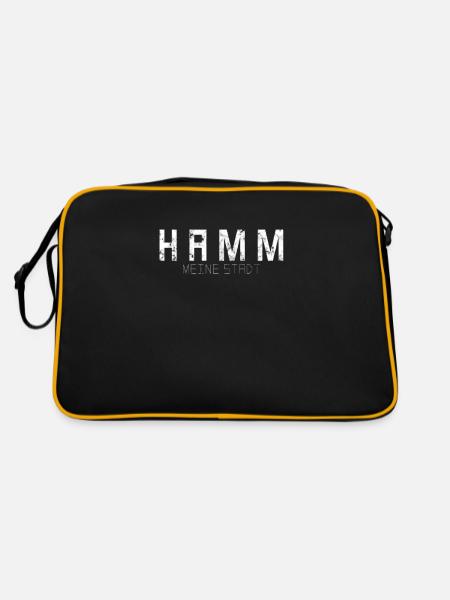 Hamm My City - Retro Bag - black/gold - Back