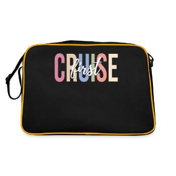 Croisière Vacances Croisière Bateau de croisière - Sac Retro - noir/or - Dos