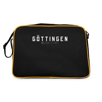 Göttingen Ma ville - Sac Retro - noir/or - Dos