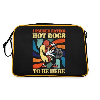 Hot Dog Adulte Vintage J’ai fait une pause - Sac Retro - noir/or - Dos