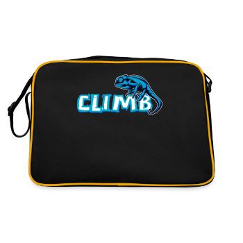 Bouldering, climbing, free climbing Chameleon Boulder - Retro Bag - black/gold - Back
