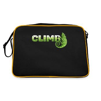 Bouldering, climbing, free climbing Chameleon Boulder - Retro Bag - black/gold - Back
