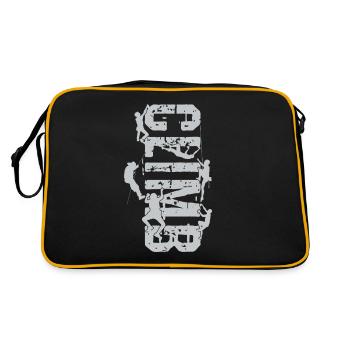 Bouldering, climbing, free climbing Chameleon Boulder - Retro Bag - black/gold - Back