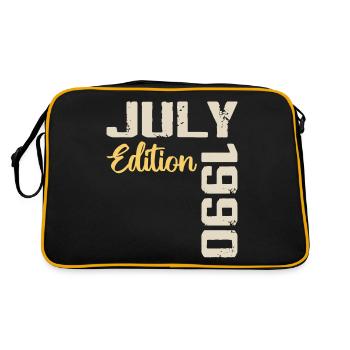 Juillet 1990 Chemise D’anniversaire Juillet 1990 - Sac Retro - noir/or - Dos