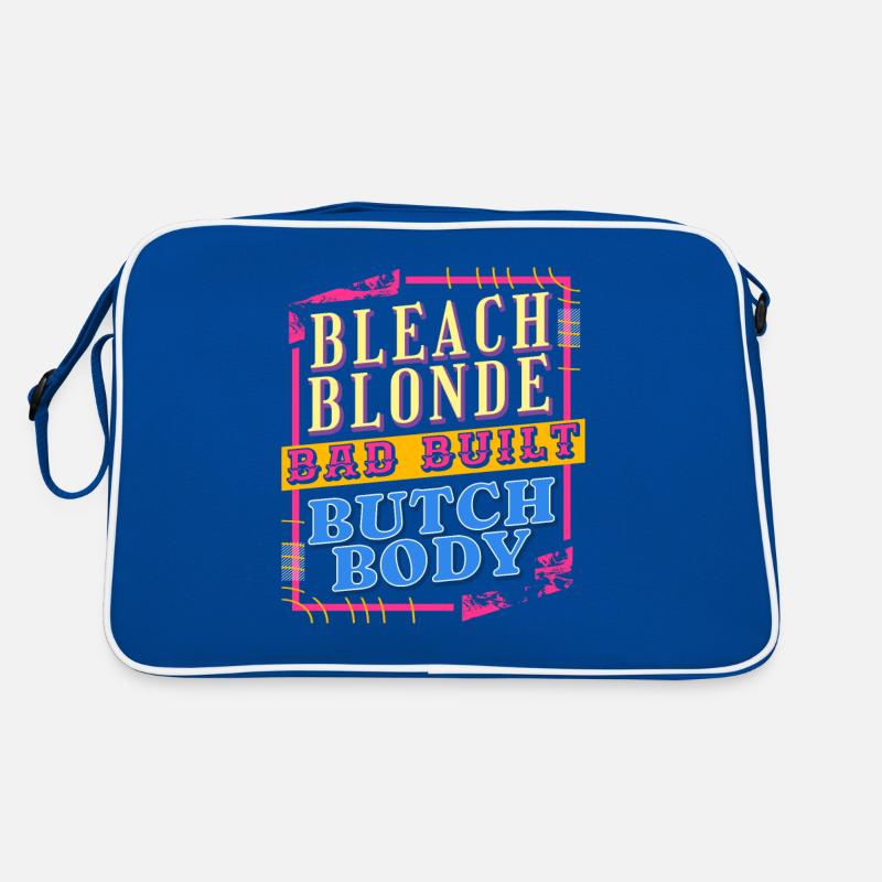 Design rétro : blond de plage, mal construit – Sac Retro