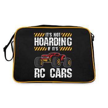 RC Car Driver! Natural born RC Driver Racer! - Retro Bag - black/gold - Back