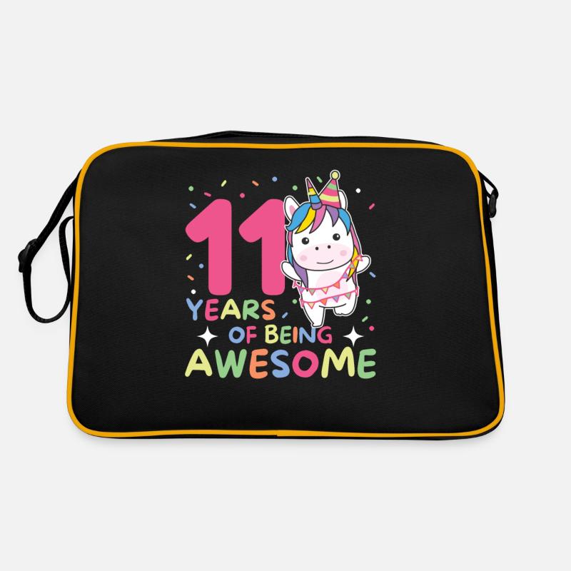 Licorne pour ses 11 ans enfants de onze ans Sac Retro