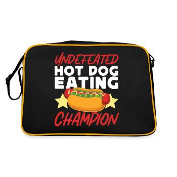Hot Dog Adulte Hot-Dog Invaincu - Sac Retro - noir/or - Dos