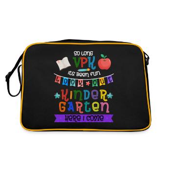 Adieu à l’école maternelle : Maternelle, me voilà ! - Sac Retro - noir/or - Dos