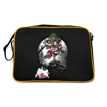Bunny Bunnies Animaux de la forêt Nature Nature Amoureux de la nature - Sac Retro - noir/or - Dos