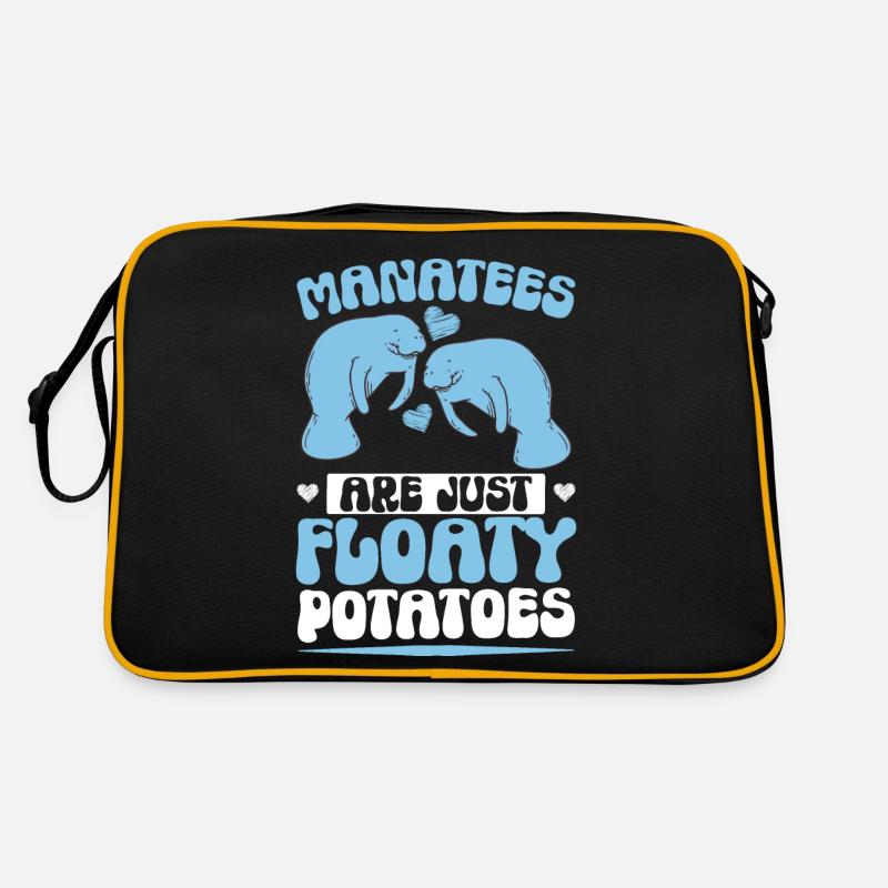 Les lamantins sont simplement des pommes de terre flottantes Lamantin Sac Retro