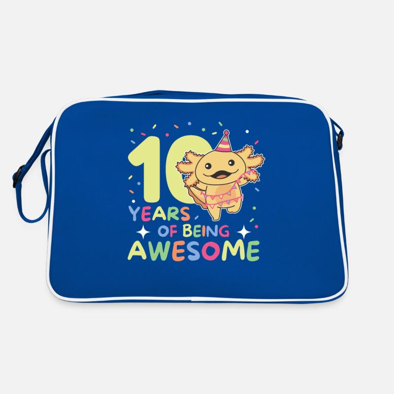Axolotl pour les enfants de 10 ans Sac Retro
