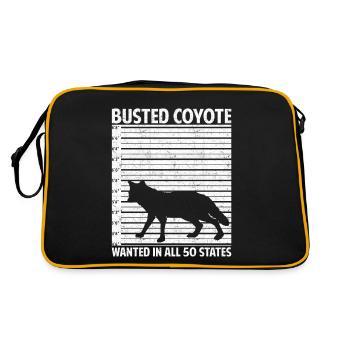 Coyote Hunt Coyote Hunter Yote - Retro Bag - black/gold - Back