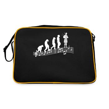 Cornemuses d’Écosse écossaise - Sac Retro - noir/or - Dos