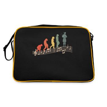 Cornemuses d’Écosse écossaise - Sac Retro - noir/or - Dos