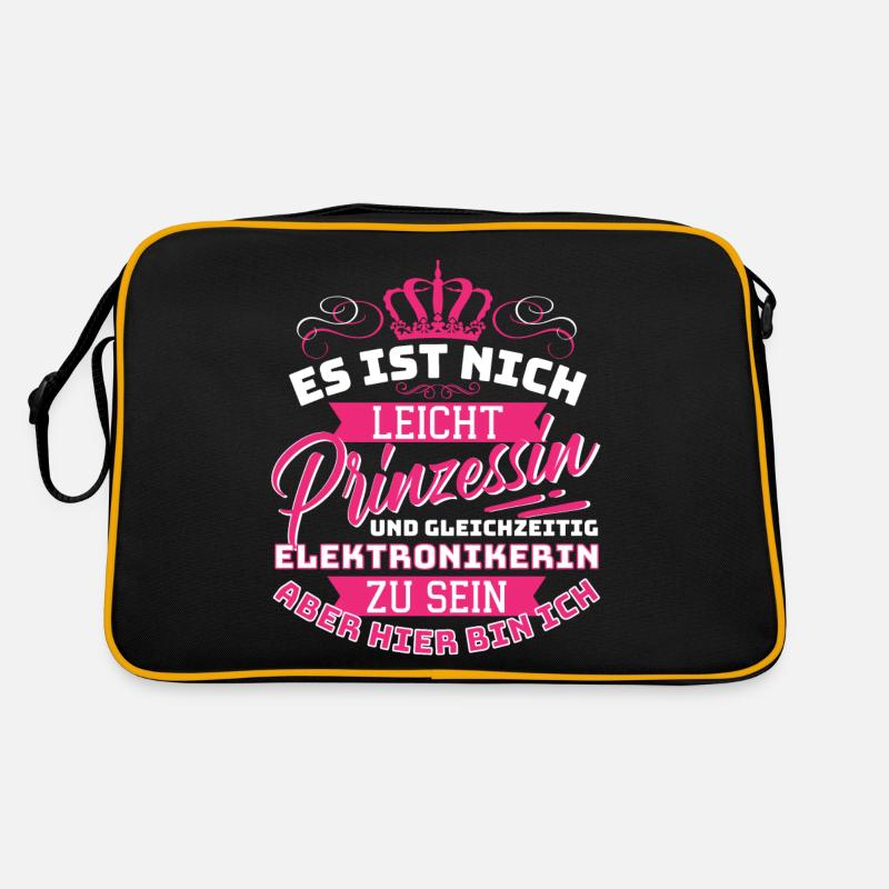 Princess & Electronics Technician - The Funny Retro Bag
