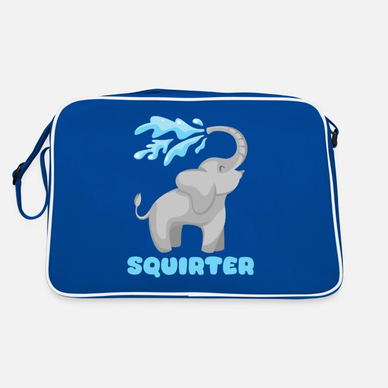 Drôle d’éléphant Blague inappropriée, Nerd, Geek Sac Retro