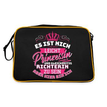Princesse et juge - Me voilà ! Amusement - Sac Retro - noir/or - Dos