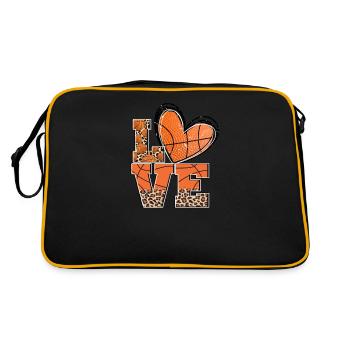 Basketball Player Basketball Player Love Basketball - Retro Bag - black/gold - Back