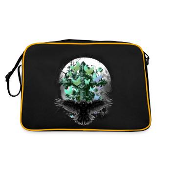 Croix de croix de croix d’Halloween d’Halloween - Sac Retro - noir/or - Dos