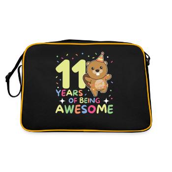 Castor pour son 11e anniversaire Enfants de onze ans - Sac Retro - noir/or - Dos