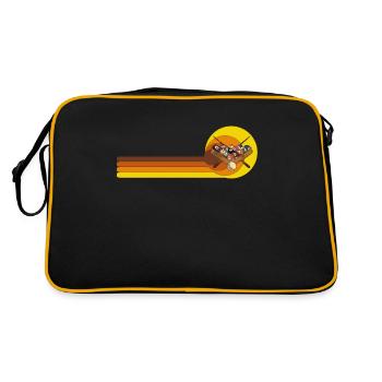 Pool Table Pool Vintage 70s 80s - Retro Bag - black/gold - Back
