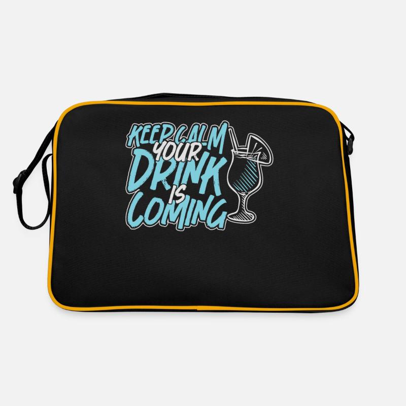 Barman Mixologue Keep Calm Sac Retro
