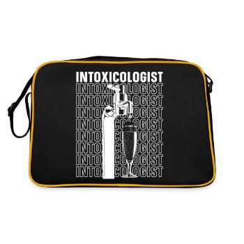 Bartender Mixologist - Retro Tasche - Schwarz/Gold - Hinten