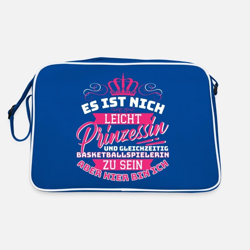 Princesse et basketteuse - Le basket-ball Sac Retro