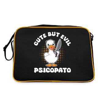 SWEET BUT EVIL : PSYCHOPAT Halloween Horreur effrayante - Sac Retro - noir/or - Dos