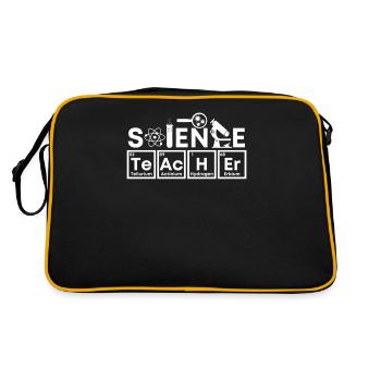 Physics, Biology, Chemistry Natural Sciences - Retro Bag - black/gold - Back